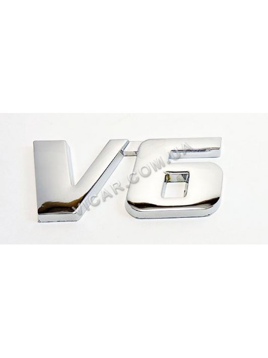 Эмблема V6, V8 маленькая